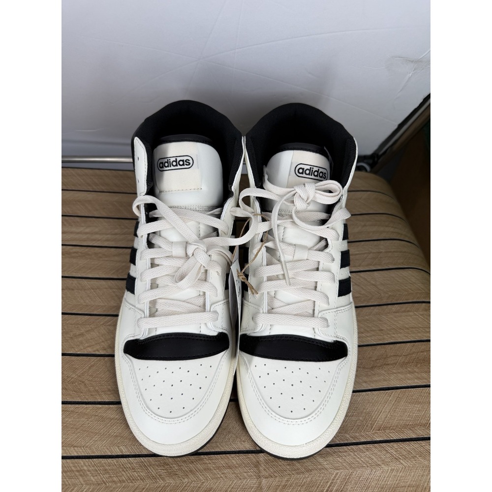 Size 10 - adidas Break Start Mid White Black W